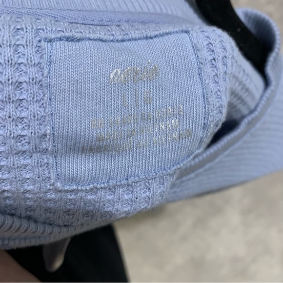 aerie waffle knit sweater - Picture 8 of 9